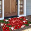 Christmas Pattern Square Area Rug Comfort Indoor Floor Carpet For Home Holiday Gift