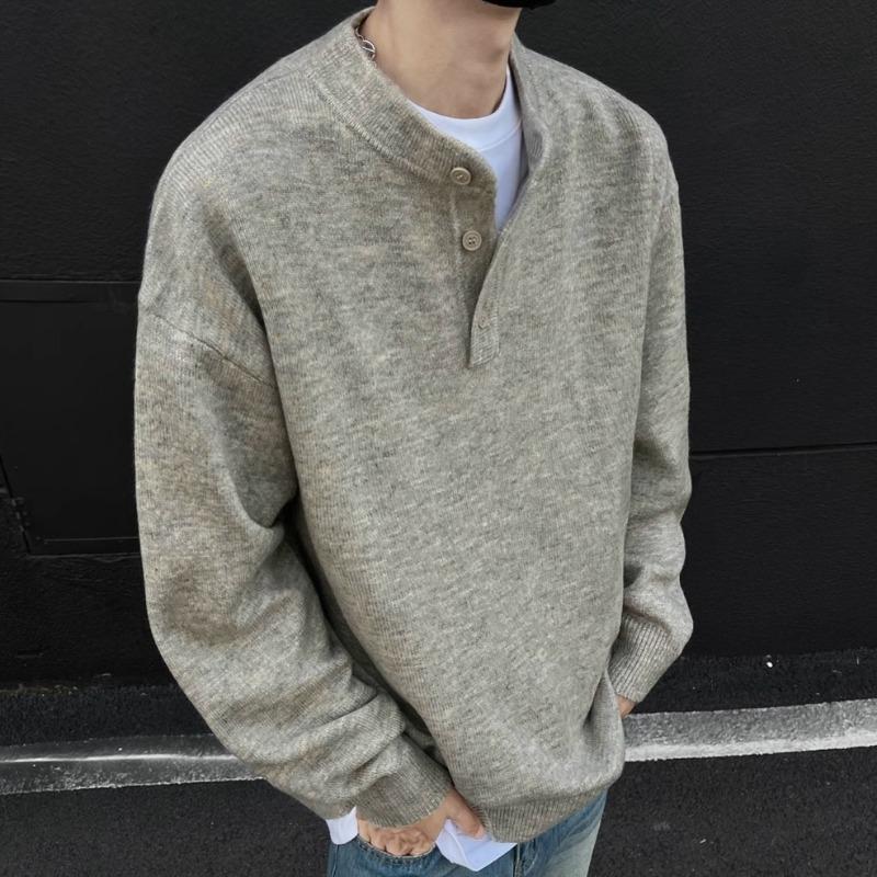 Autumn and Winter New Men's American Sweater Knitted Jacket