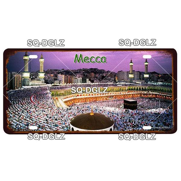 [SQ-DGLZ] Asia City 15x30cm Plate Metal Sign Vintage Plaque Tin Sign Wall Decor For Bar Country Painting Travel Poster