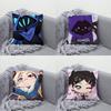 V-ValorantES Chibi Pillowcases Bedroom Living Room Sofa Home Decor Polyester Cushion Cover with Zipper