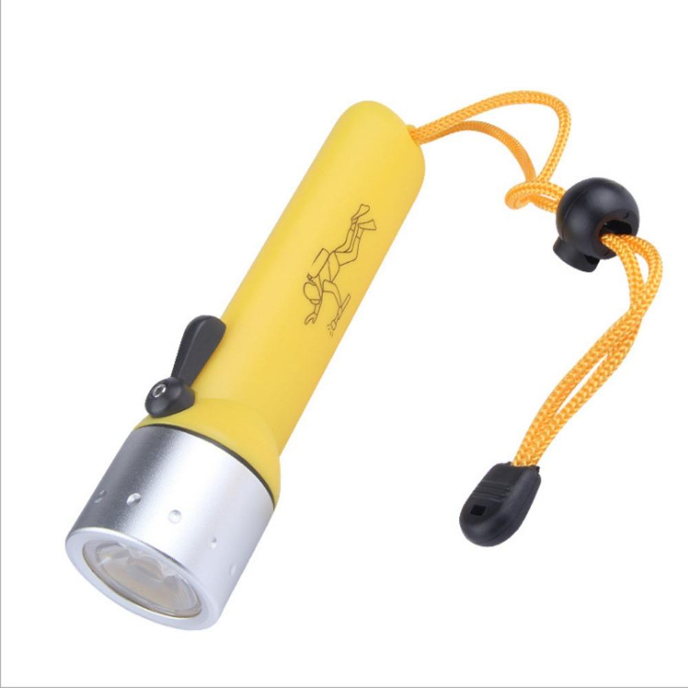 Hole Diving LED Magnetic Flashlight Waterproof Underwater Flashlight Diving Lamp  Home Outdoor