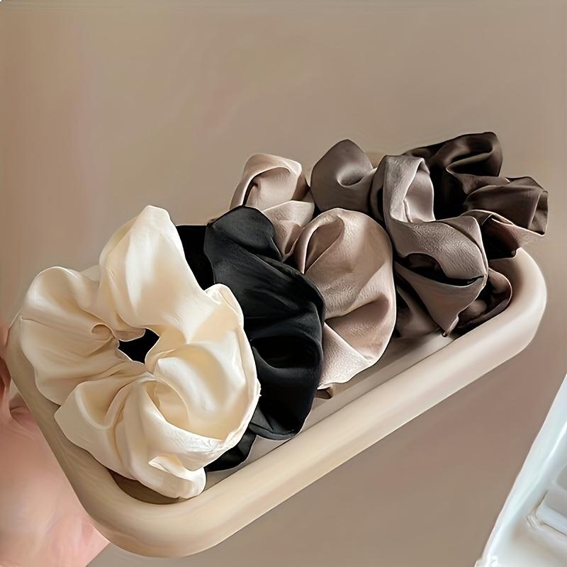 Elegant Satin Hair Scrunchies for Soft Jersey Hair Bands Perfect for Parties, Festivals, and Everyday Hairstyles, Hair Accessories for Women