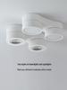 Adjustable LED Double-Head Smart Ceiling Spotlight for Living Room and Aisle