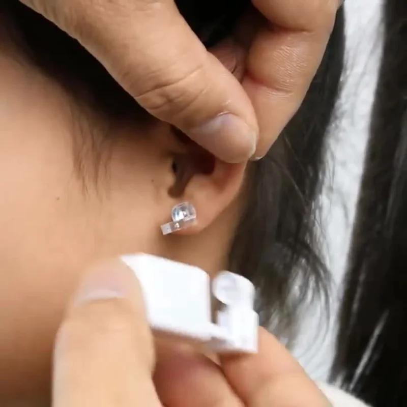 1 Pcs Disposable Safe Sterile Piercing Unit for Gem Nose Studs Piercing Gun Piercer Tool Machine Kit Earring Stud Body Jewelry