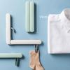 2PCS Nordic Style Portable Hanger Plastic Multifunctional Hanger Travel Folding Hanger  Travel Use