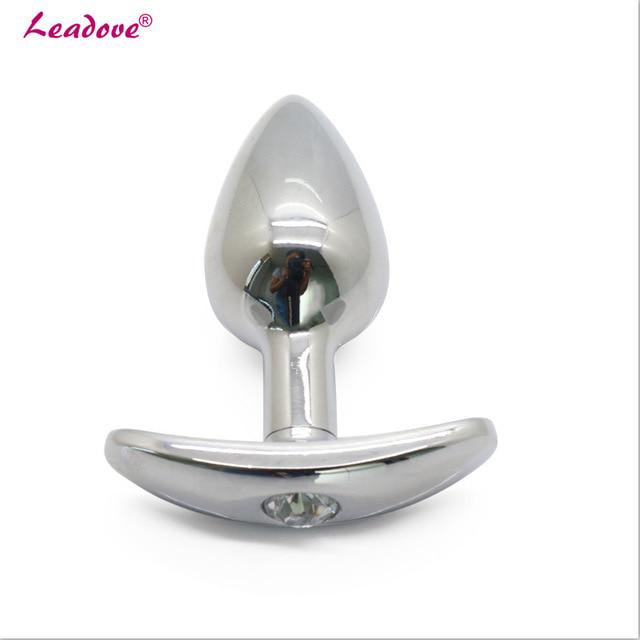 Jewel Anal Plug Metal Anal Plug Anal Butt Plug 2 Types Sex Toys for Couples Sex Product
