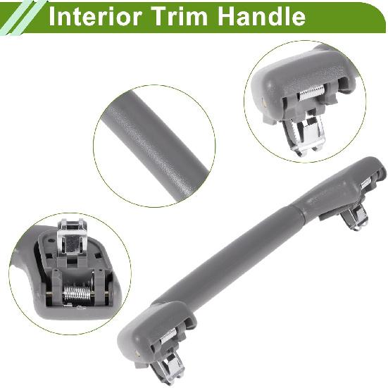 Front Roof Pull Handle for Toyota Camry 2007-2011 for Toyota Avalon 2005-2012 Interior Trim Handle No.7461030240 Gray 1 Pc