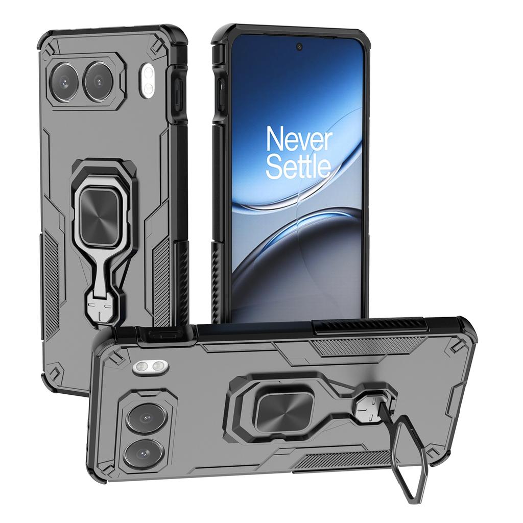 For OnePlus Nord 4 Case Rotatable Ring Kickstand PC+TPU Shockproof Phone Cover