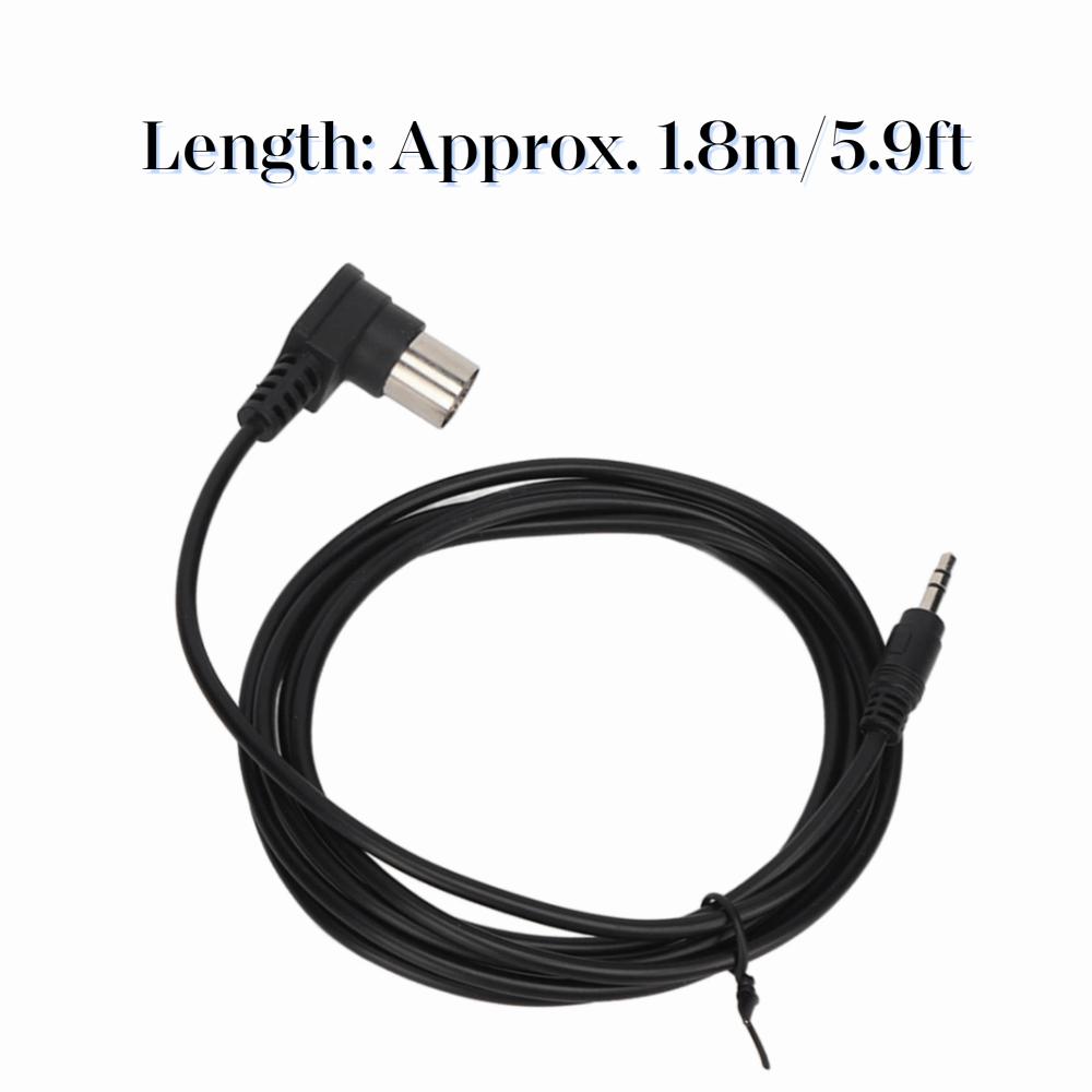 Plug and Play 90 Degree Elbow 3.5mm to DIN 8PIN Converter Cable  Professional Audio Setup