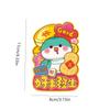 6PCS Cartoon Lucky Snake Year Red Envelope Blessing Best Wishes New Year Money Envelope Paper 3D 2025 Hong Bao Spring Festival