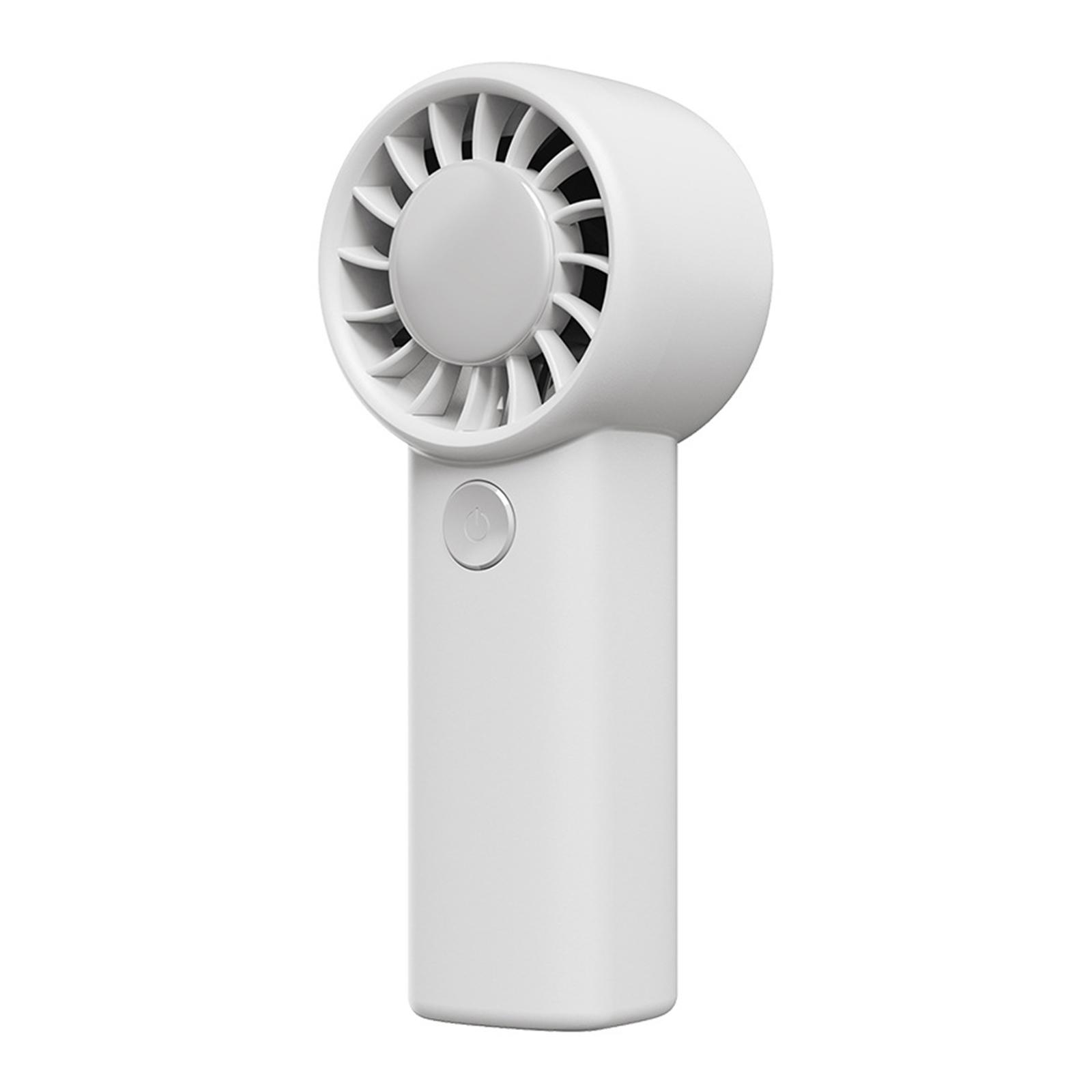

Mini Fans 3 Speed Adjustable Pocket Fan Type-C Rechargeable Build in 500mAh Battery for Office Camping Travel Outdoor белый