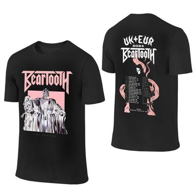Été Beartooth CONCERT 2024 T-shirts Accessoires Musique Rock Métal Homme Femme Pur Coton T-shirt Vintage Vêtements Manches Courtes