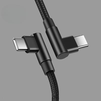 100W USB C To Type C 90 Degrees Data Cable USB-C Cable Phone Charger Fast Charging For iPhone15 Pro Max Plus Xiaomi Redmi