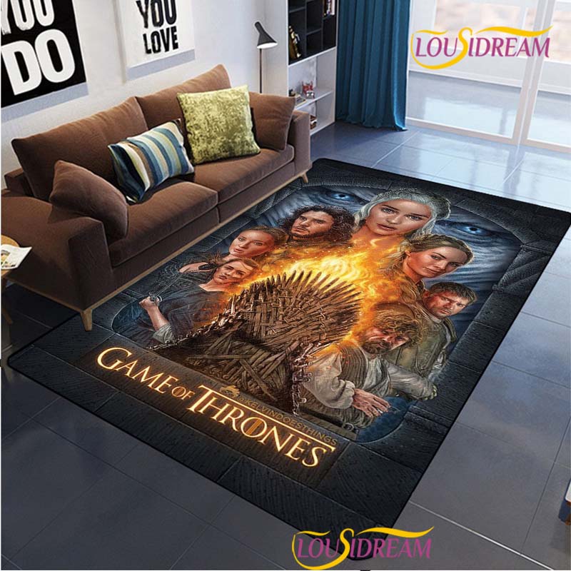 Dragon Of Game Carpet for Living Room Bedroom Rug Kitchen KidsDoor Unslip Floor Mat Birthday Gift Photography Props Alfombra Rug
