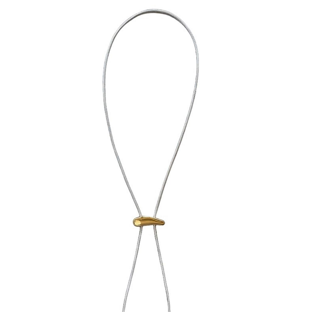 Charm Necklace Adjusting Metal Chain Necklace Alloy Texture Unique Necklace Pendant Necklace for Various Occasion