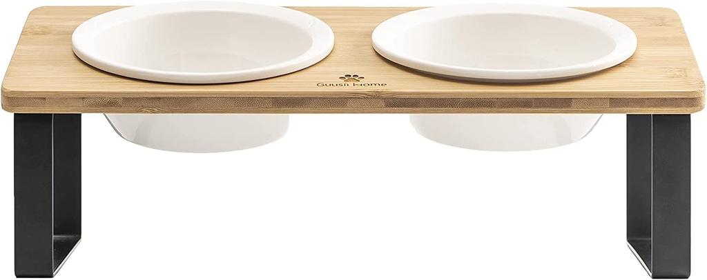 Cat Cat Cat Food Tableware Stunt Cat School Pet Food Bamboo Cat Rice Ceramic Food Double Snack For Small Ceramic Food Tableware, Bowl, Container,