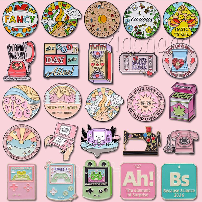 Cartoon Pink Eyecatching Animal Geometric Alloy Brooch Pin Stylish For Individuals Fashionforward