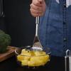 Stainless Steel Manual Potato Press Masher Baby Food Supplement Masher Wave-shaped Potato Press KitchenGadget Kitchen Accessorie