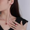 Jewelry Copper Bottom Gold-Plated Simulation Bird'S Nest Cut Orange Suit Female 14 * 16-10 * 10