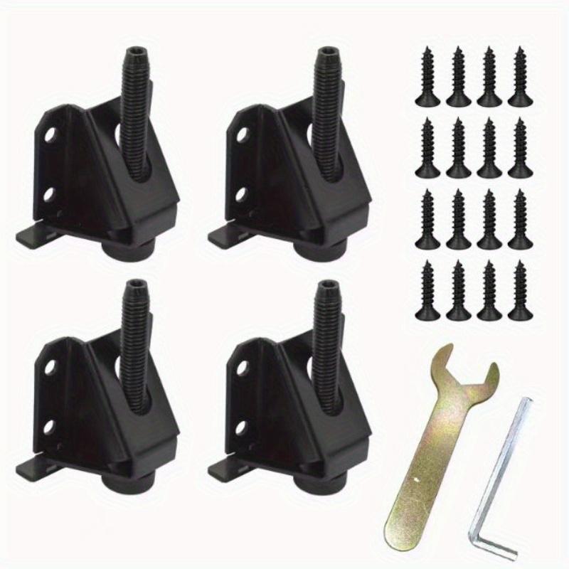 4Pcs/set Furniture Leveling Leg With Anti Slip Pad For Table Cabinet Adjustable Heavy Duty Leg Leveler Feet