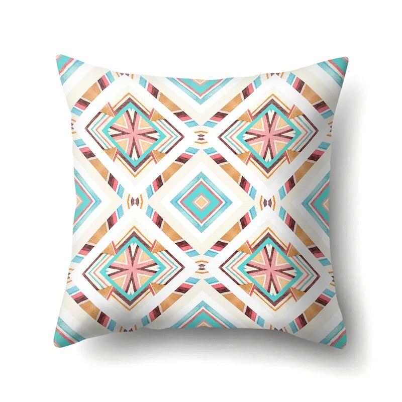 Geometric Graffiti Pillow Cover Cartoon Pattern  Lumbar  Sofa    Cushion