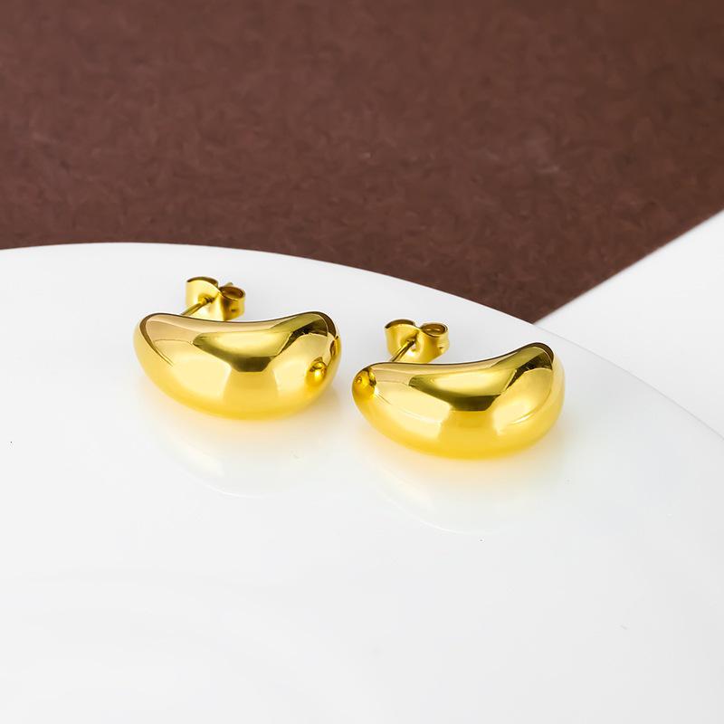 2026 Elegant Water Drop Stud Earrings: High-End Design, Light Luxury, Niche Style for Women.