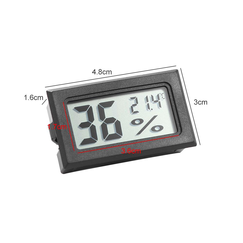 Hygrometer Gauge Digital Humidity Meter Sensor Detector LCD Humidity Meter Electronic Thermometer Temperature Sensor Hygrometer