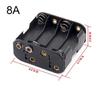 Shockproof 2/3/4/6/8 Slot LR06 Battery Holder Lightweight 2/3/4/6/8 Slots Container Battery Holder For Camping Equipment