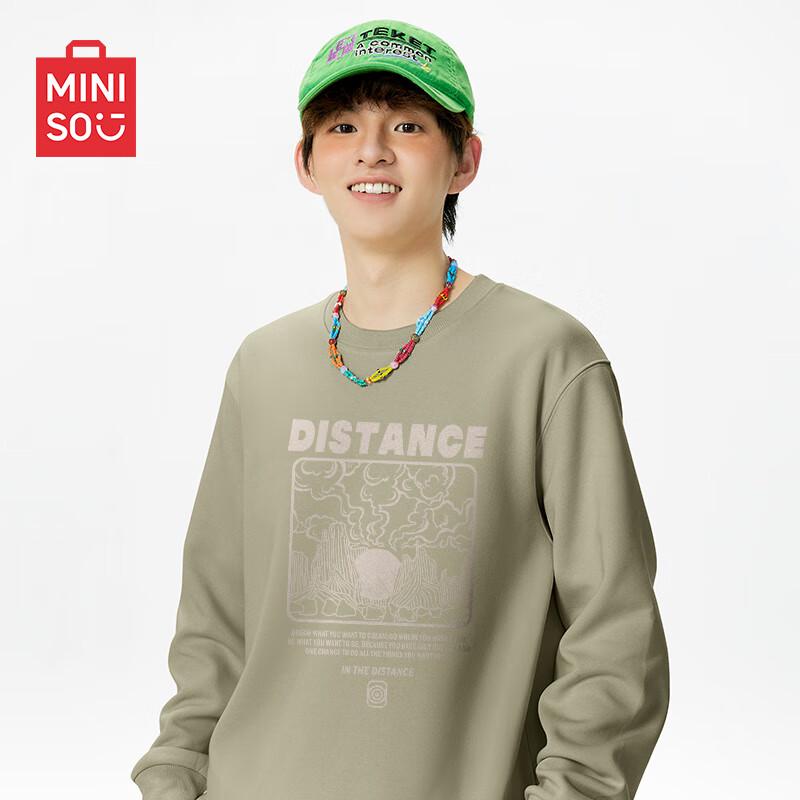 

MINISO Men s American Style Sweatshirt 2XL