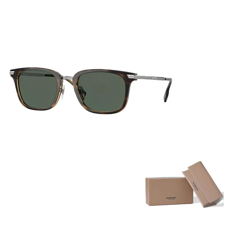 

Burberry Full Frame Square Sunglasses Unisex Couple Style 51 зелёный