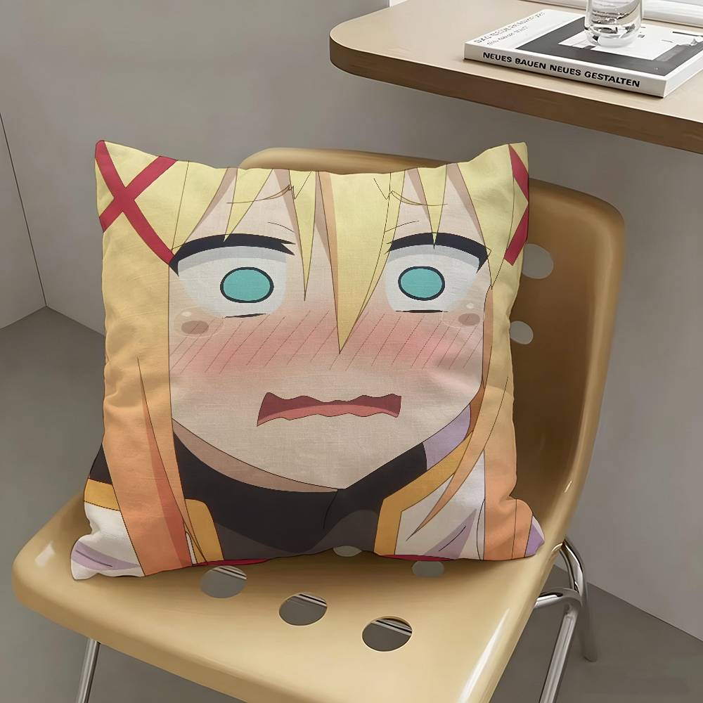 1pc Lalatina Dustiness Ford Anime Characters Pillow Case Fashion Square Pillowcase Bedroom Sofa Room Ins Decoration Leisure