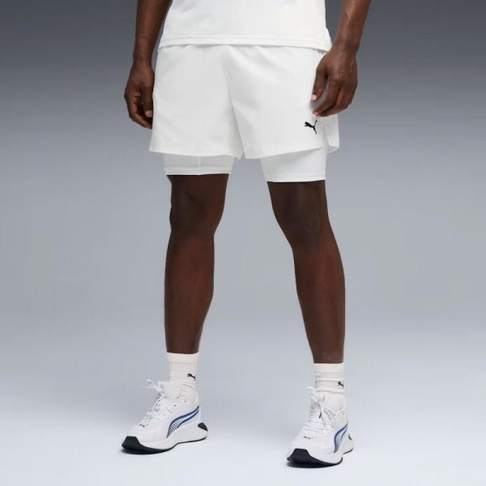 PuMa Men S Stretch Woven ShortS M pwrMode 2in1 02 PUMA White/M(95)