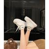 Sheepskin Version~ Star with the Same Height-increasing and Velvet Warm Little White Shoes for Women's 2025 Summer New Thick-soled Versatile Cas