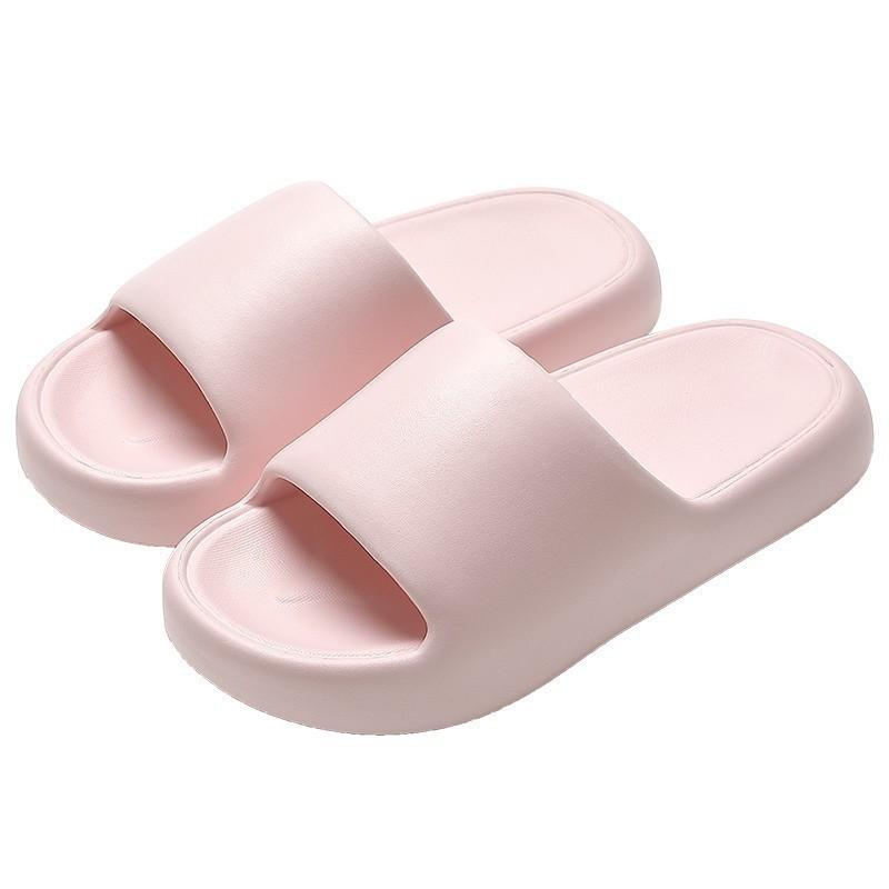 Slippers eva step on shit feeling thick bottom non-slip deodorant outdoor wear male and female couples home cool slippers students