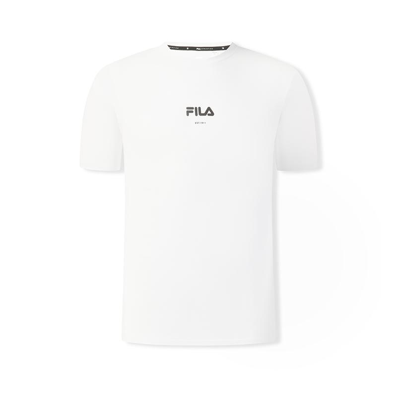 FILA Fitness Series Simple Casual Printed T-Shirt Men tops A61M621101F-WT
