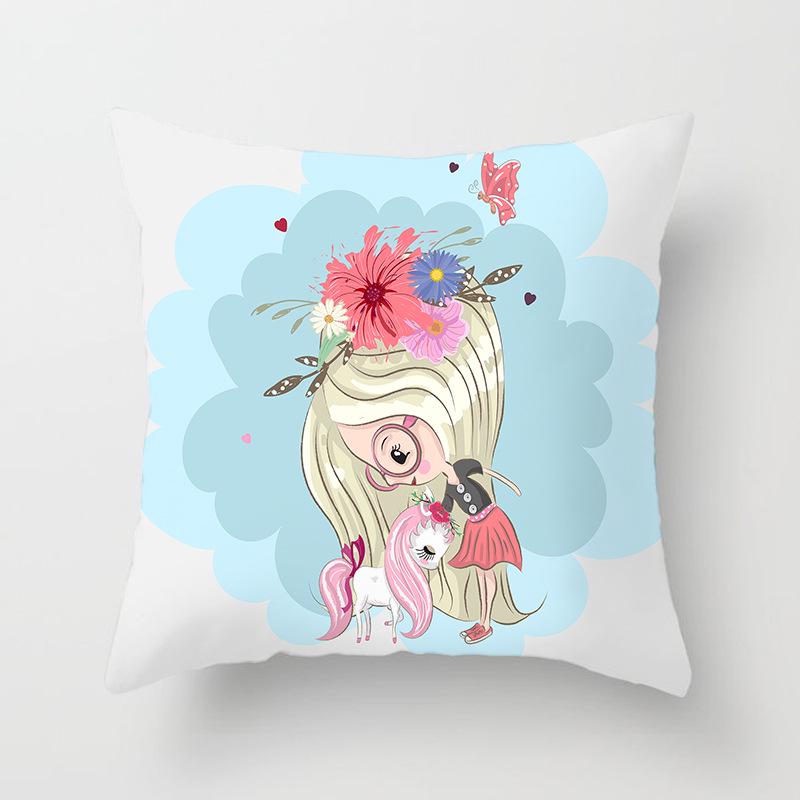 

Подушка с милым животным, интернет-знаменитость, наволочка для подушки в гостиную на диван, наволочка для прикроватной подушки 45 * 45Cm (excluding pillow core)