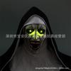 The New Carefully Selected Horror and Horror-relief Items Have Been returned2Nun Halloween COS Nun Costume with Glowing Horror Nun Hood