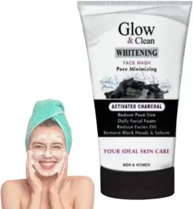 Glamezone Whitening Glow & Clean Activated Charcoal Clear Bright Skin