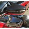 For Hyundai Sonata DN8 2011 2012 2013 2014 Car Rearview Side Mirror Cover Wing Cap Exterior Door Adhesive Trim ABS Carbon