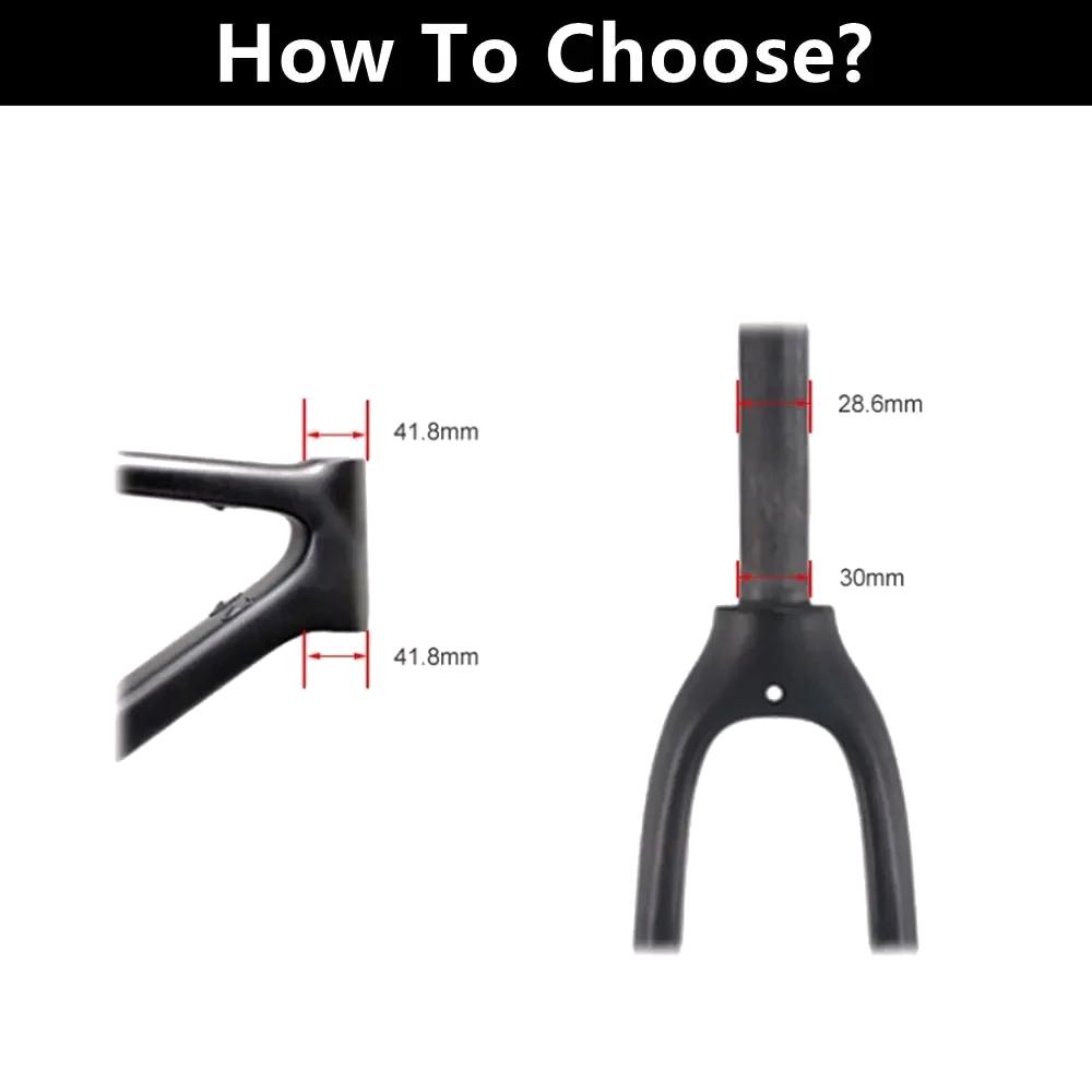 Gabeln für Fahrrad Gabeln 3K Carbon Gabeln 20 Zoll Für Faltrad BMX Kinder Rennrad Gabelstützen Scheibenbremse/V-Brake/C-Brake