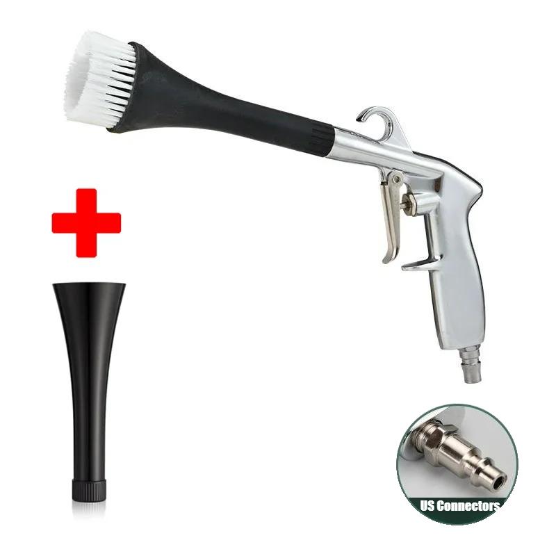 

High Pressure Tornado Air Gun Efficient Car Dust Blower Professional Cleaning Tool for Auto Interior Wash and Dry Cleaning US Connectors