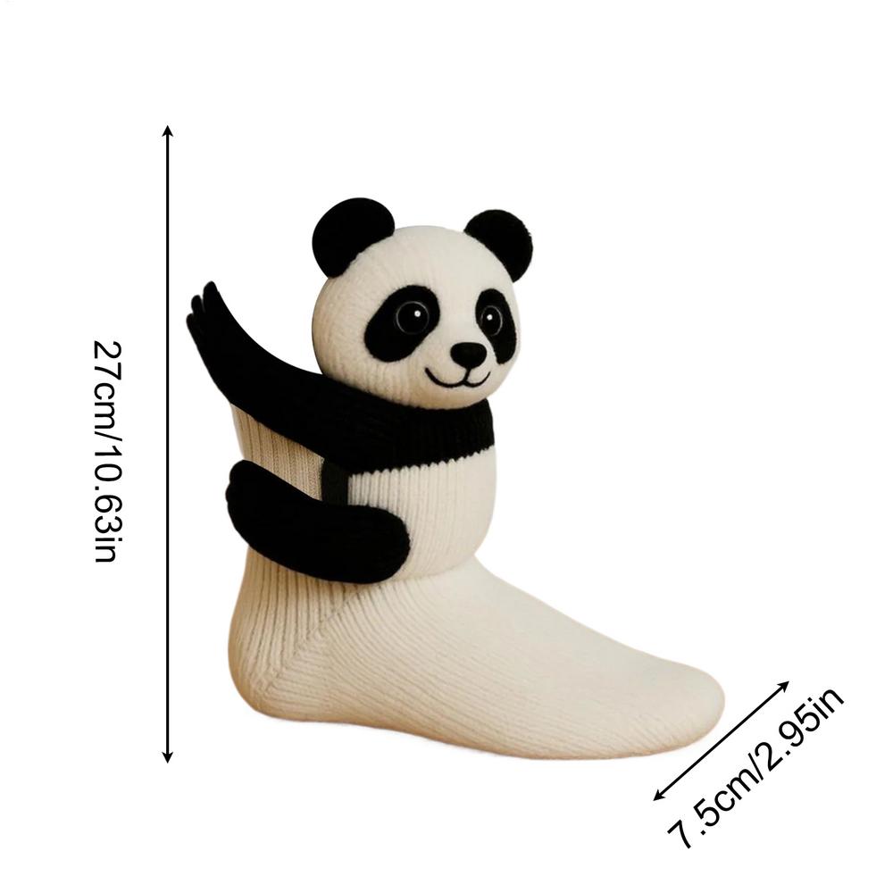 3D Knit Animal Socks Cozy Fuzzy Thick Warm cute Socks 3D Cute Jyora/raccoon/koala/ Rabbit/panda Knitted Socks Christmas Gift