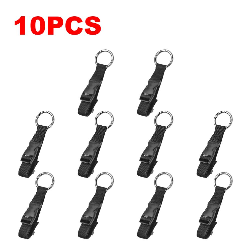 1-10PCS Travel Luggage Fixed Strap With Release Buckle Anti-Theft Backpack Jackets Gripper Backpack External Strap Travel Supply