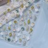 5D Deep Sea Fish Nail Art Stickers Shimmery Bubble Colorful Marine Life Nail Decals Ocean Self Adhesive Manicure Decal