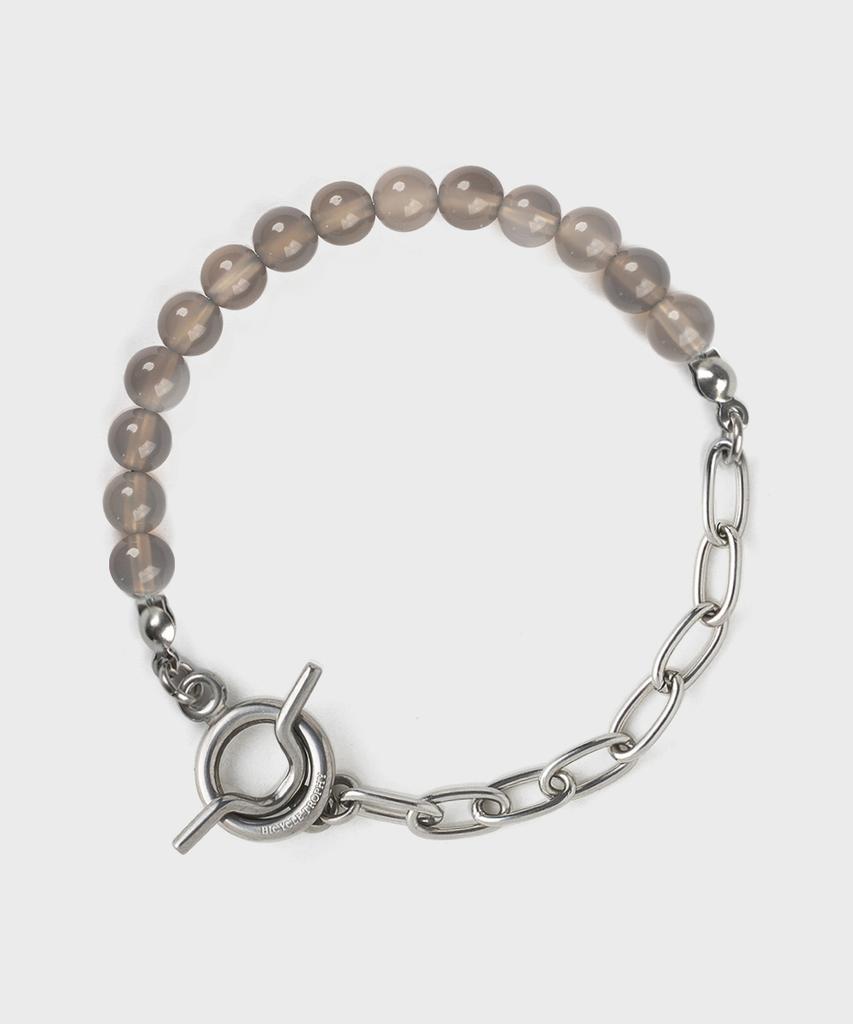 Bicycletrophy Bt Gemstone Bracelet 02 (2 Types / 6Mm Gray Agate)