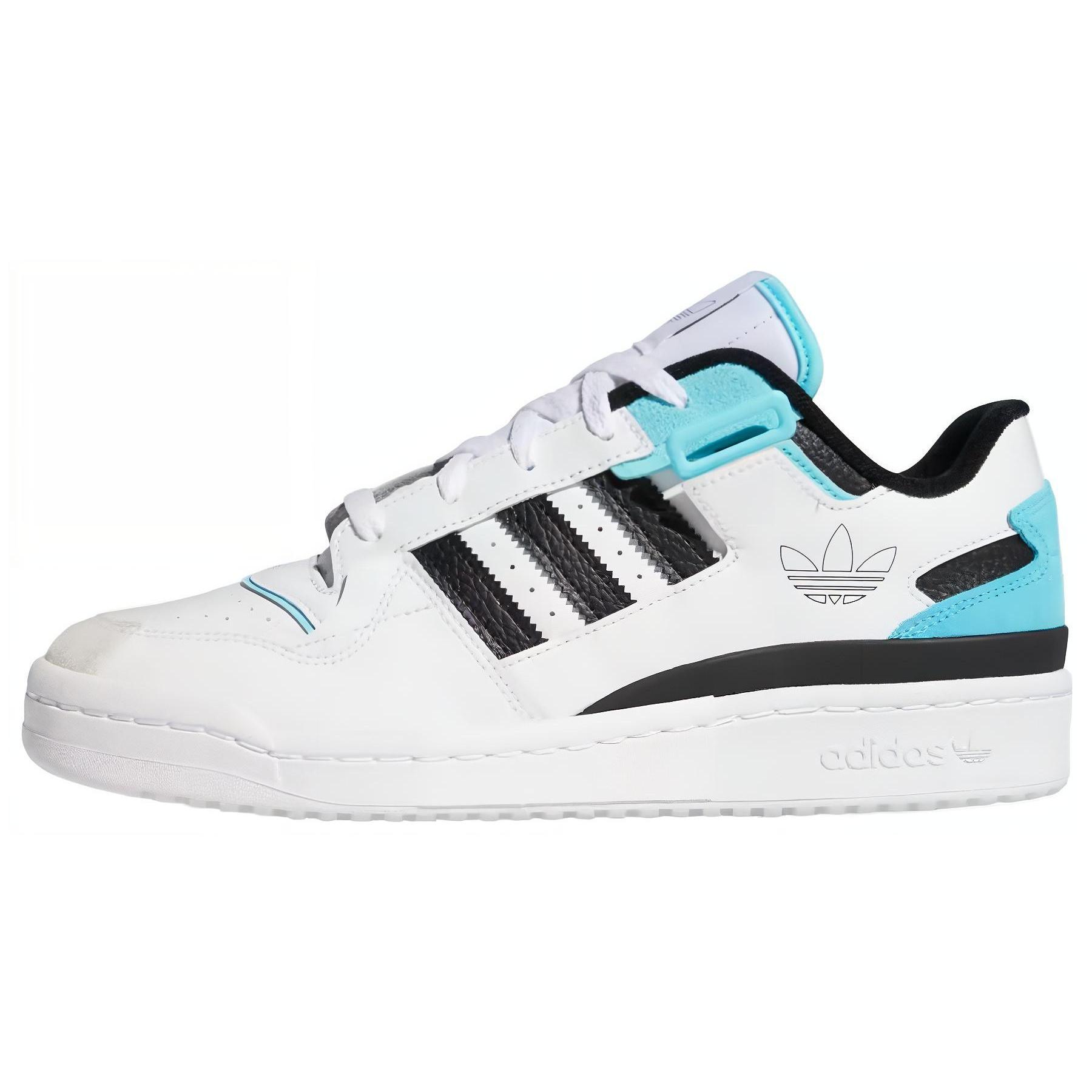 adidas Forum Exhibit Low White Pulse Aqua Men s GZ5390 EU 46