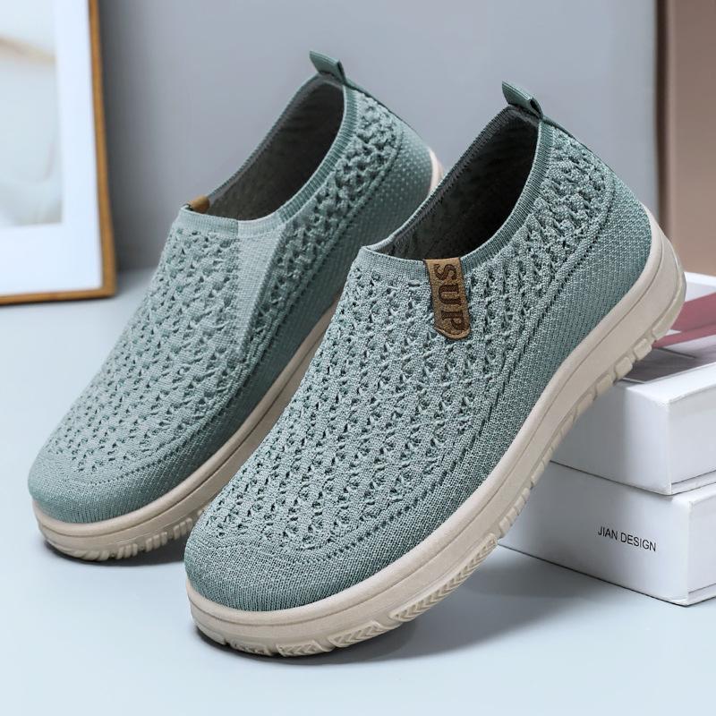 Shoes women's solid color versatile casual shoes one pedal lazy shoes soft soles not tired feet flat shoes women's shoes
