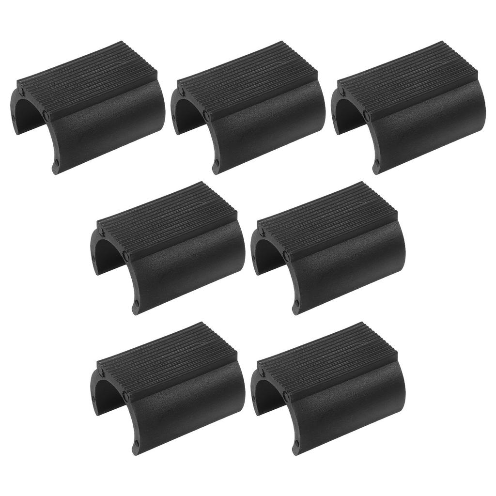 8Pcs Chair Leg Floor Protectors U Shaped Plastic Covers Chair Foot Caps Anti Slip Furniture Pads for Hardwood Tile Floors 25Mm