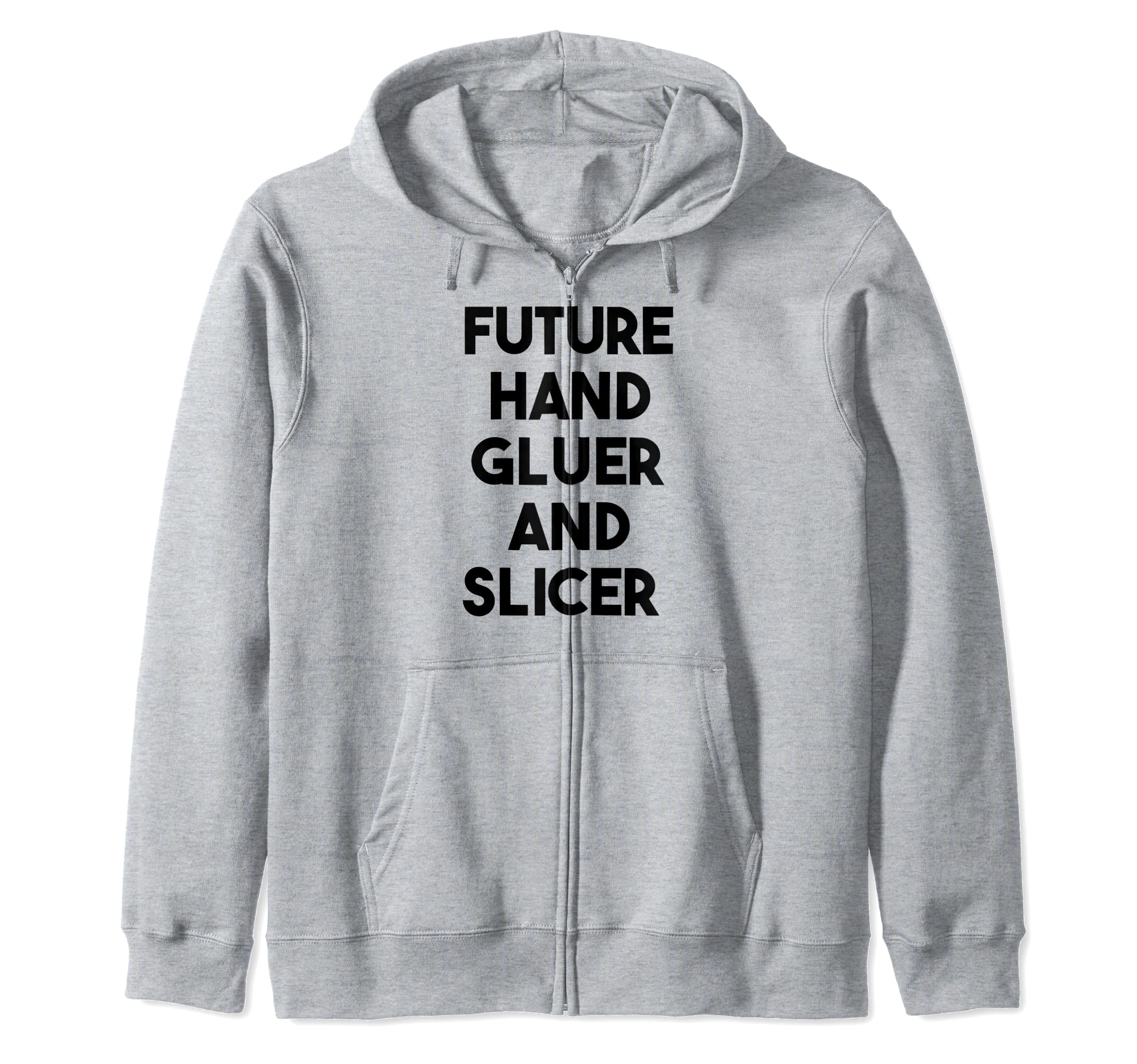 

Future Hand Glue Slicer Zip Parka серый
