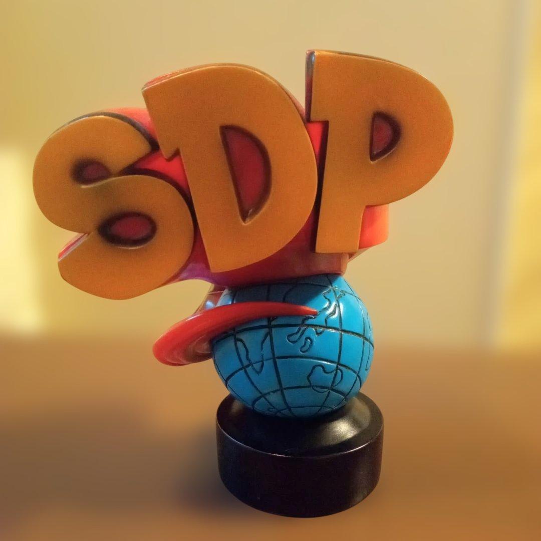 

[USED] Scha Dara Parr Soft Vinyl SDP Figure Logo Mark 3D